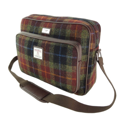 Harris Tweed 'Bowmont' Messenger Bag | Free Shipping | Real Irish