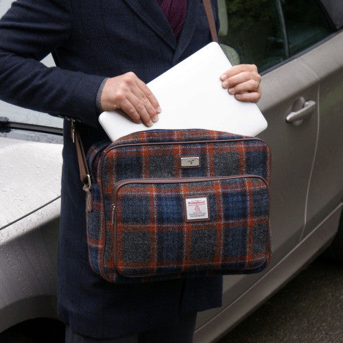 Harris Tweed "Bowmont" Messenger Bag