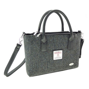 Harris Tweed Small Tote Bag with Shoulder Strap