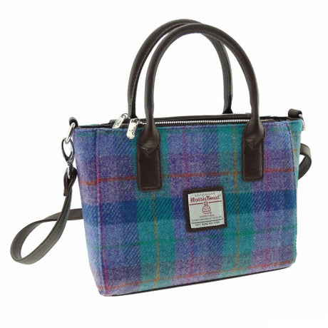 Harris Tweed Small Tote Bag with Shoulder Strap