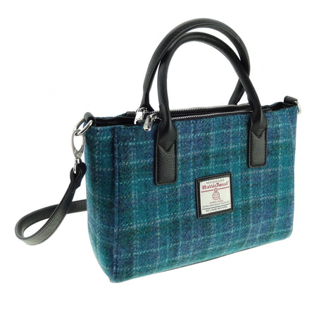 Harris Tweed Small Tote Bag with Shoulder Strap
