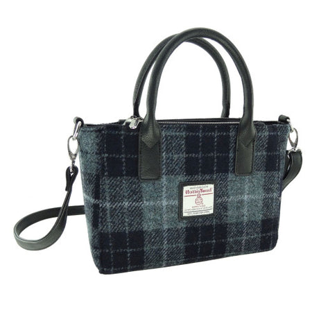 Harris Tweed Small Tote Bag with Shoulder Strap