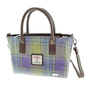 Harris Tweed Small Tote Bag with Shoulder Strap