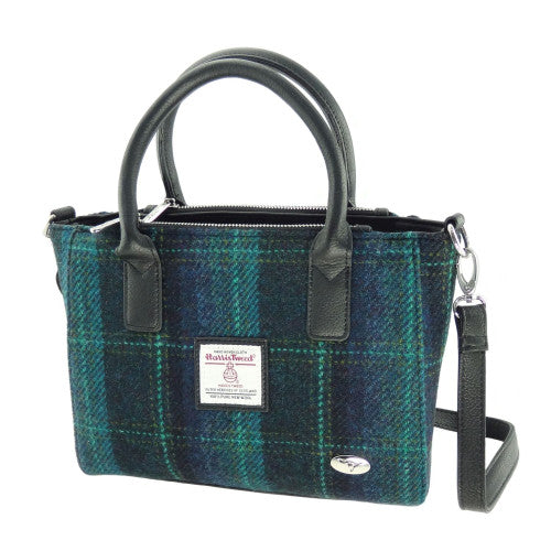 Harris Tweed Small Tote Bag with Shoulder Strap
