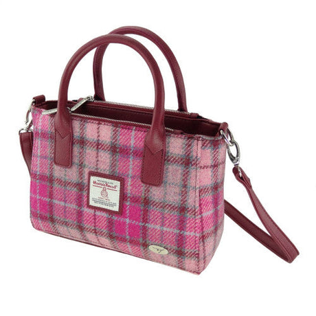 Harris Tweed Small Tote Bag with Shoulder Strap