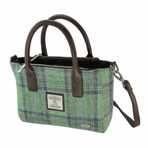 Harris Tweed Small Tote Bag with Shoulder Strap