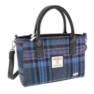 Harris Tweed Small Tote Bag with Shoulder Strap