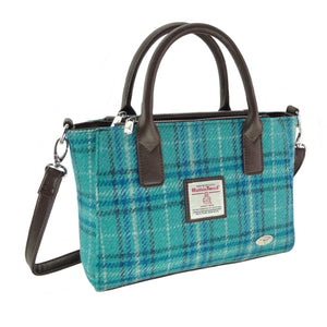 Harris Tweed Small Tote Bag with Shoulder Strap