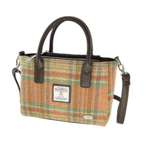 Harris Tweed Small Tote Bag with Shoulder Strap