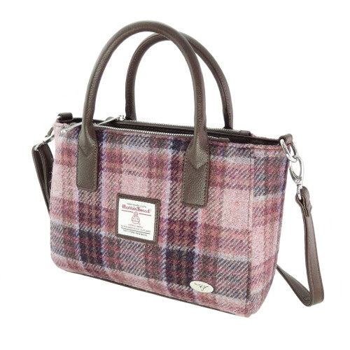 Harris Tweed Small Tote Bag with Shoulder Strap