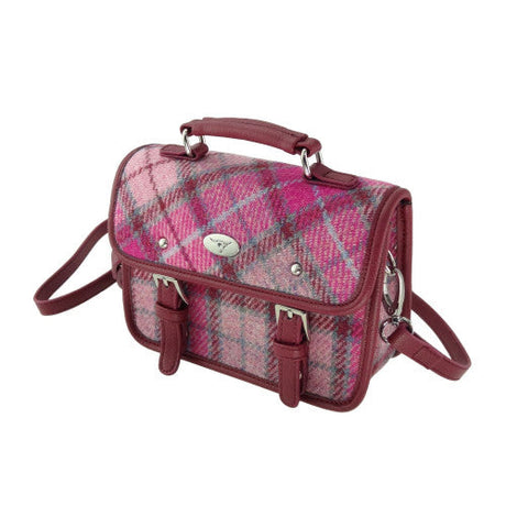 Harris Tweed Mini Satchel with Shoulder Strap