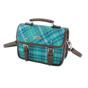 Harris Tweed Mini Satchel with Shoulder Strap