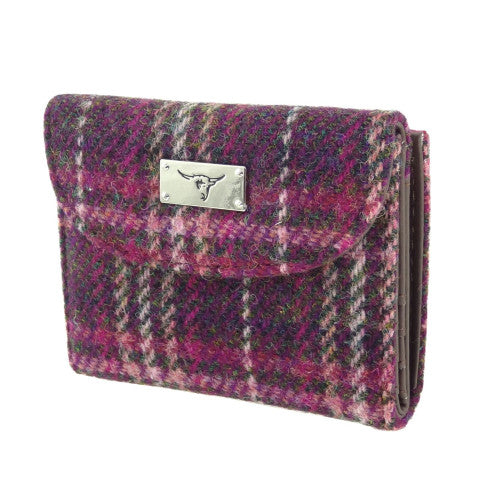 Women's Harris Tweed Zip Wallet with Card Section
