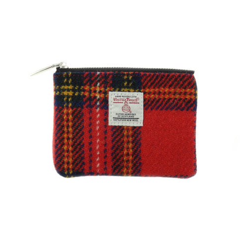 Glen Appin Harris Tweed 'Eriskay' Small Zip Pouch | Real Irish