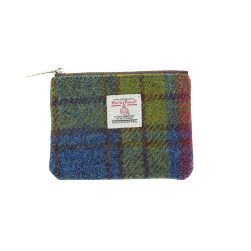 Glen Appin Harris Tweed 'Eriskay' Small Zip Pouch | Real Irish