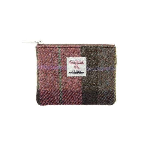 Glen Appin Harris Tweed 'Eriskay' Small Zip Pouch | Real Irish