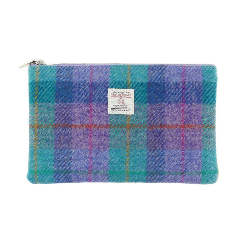 Harris Tweed 'Berneray' Medium Zip Pouch