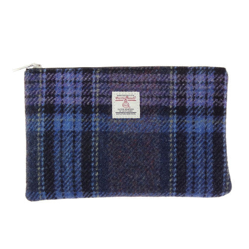 Harris Tweed 'Berneray' Medium Zip Pouch
