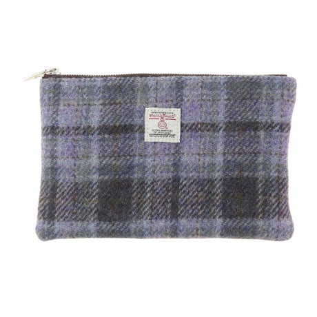 Harris Tweed 'Berneray' Medium Zip Pouch