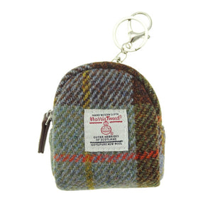 Harris Tweed 'Cava' Micro Bag Keyring