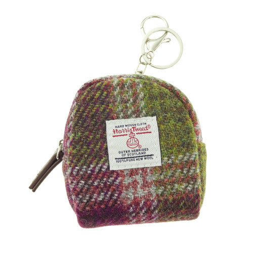 Glen Appin Harris Tweed 'Fara' Micro Backpack Bag Keyring | Real Irish