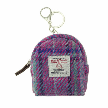 Harris Tweed 'Cava' Micro Bag Keyring
