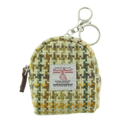 Harris Tweed 'Cava' Micro Bag Keyring