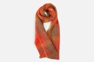 Cushendale 'Drumin' Check Mohair Scarf