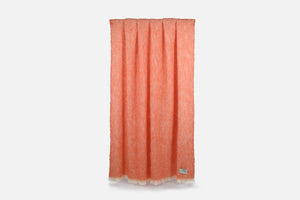 Solid Color Brushed Mohair Irish Throw Blanket