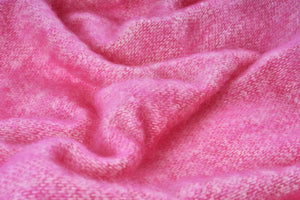 Solid Color Brushed Mohair Irish Throw Blanket