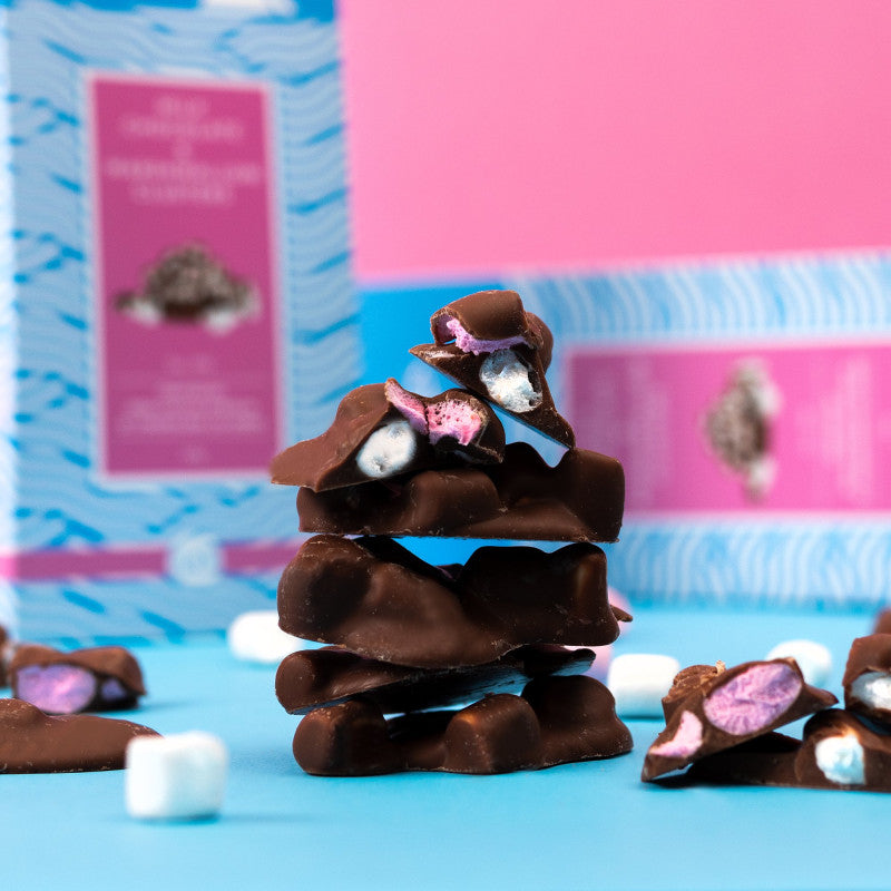 Milk Chocolate and Marshmallow Clusters