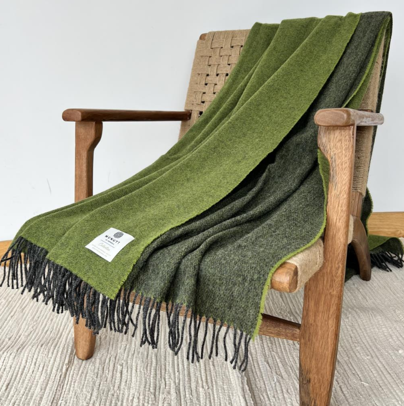 Reversible Merino Wool Irish Throws