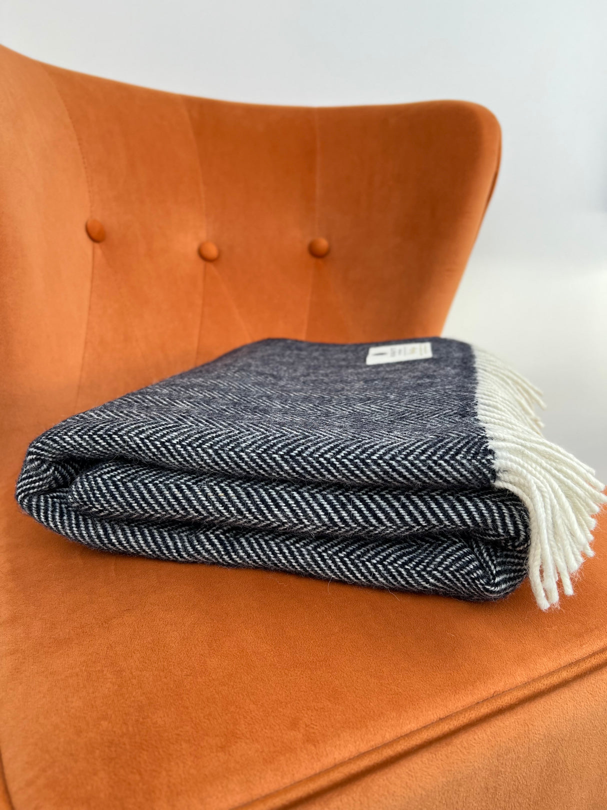 100% Pure New Wool Irish Herringbone Throws