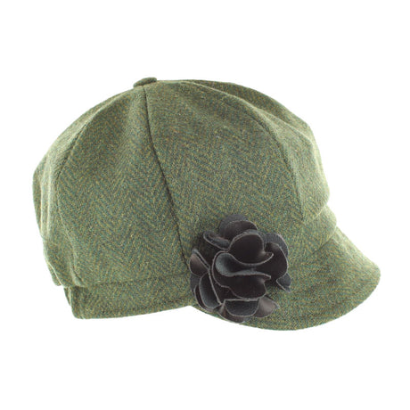 Mucros Weavers Women's Tweed Newsboy Hat