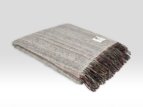 Rainbow Tweed Irish Merino Wool Irish Throws