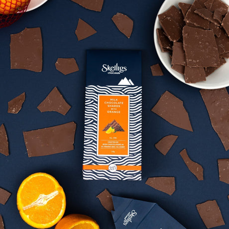 Milk Chocolate Shards with Orange