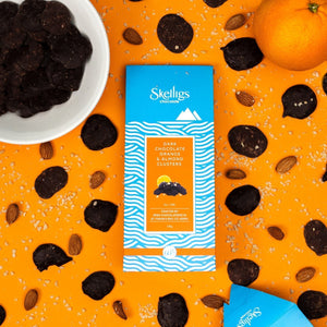 Dark Chocolate Orange and Almond Clusters