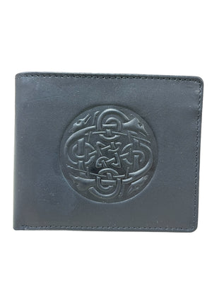 Men's Leather Bifold Wallet - Hounds