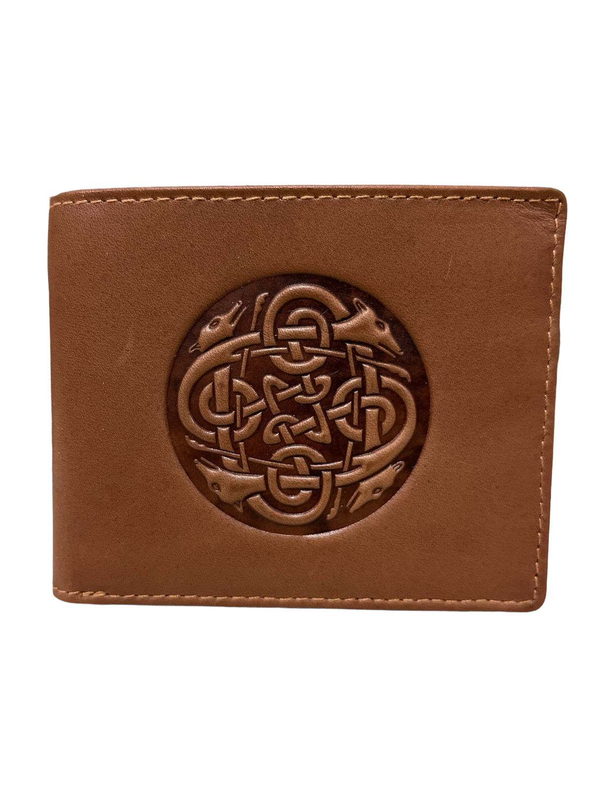 Men's Leather Bifold Wallet - Hounds