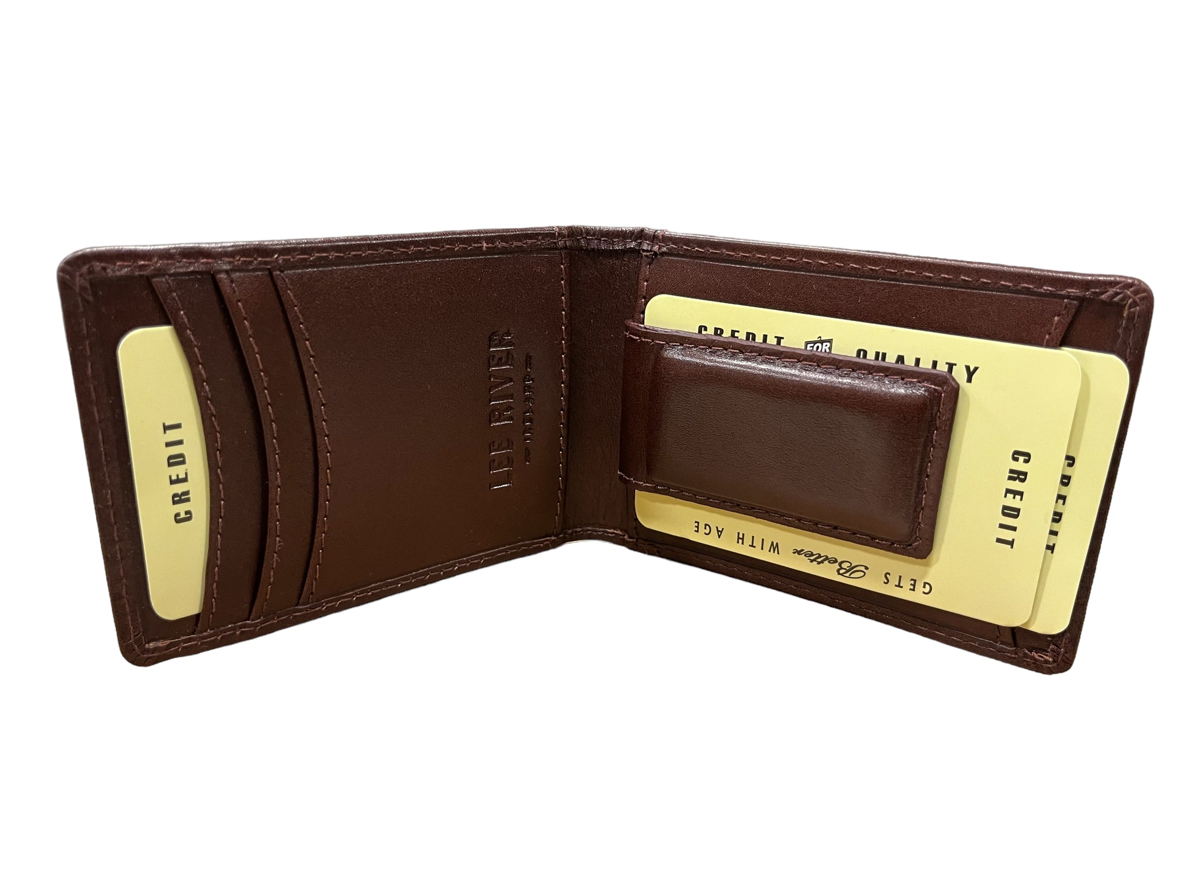 Lee River Leather | Celtic Knotwork Money Clip | 3 Colors | Real Irish