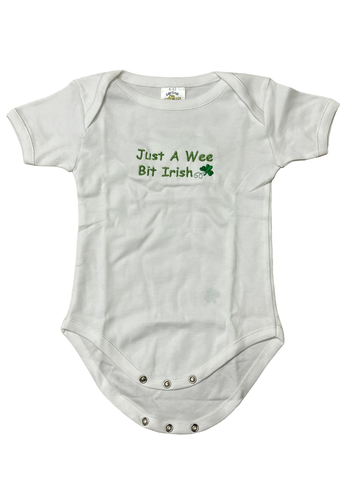Just A Wee Bit Irish Baby Romper