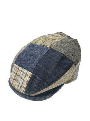 Wool Patchwork - Vintage Style Cap