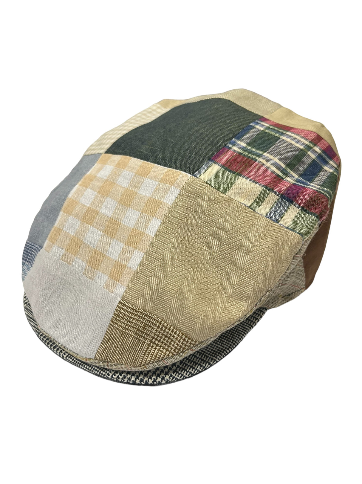 Linen Patchwork - Vintage Style Cap