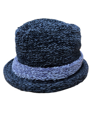 Women's Chenille Hat with Wide Brim