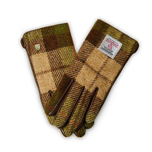 Women's Islander Harris Tweed and Genuine Leather Gloves