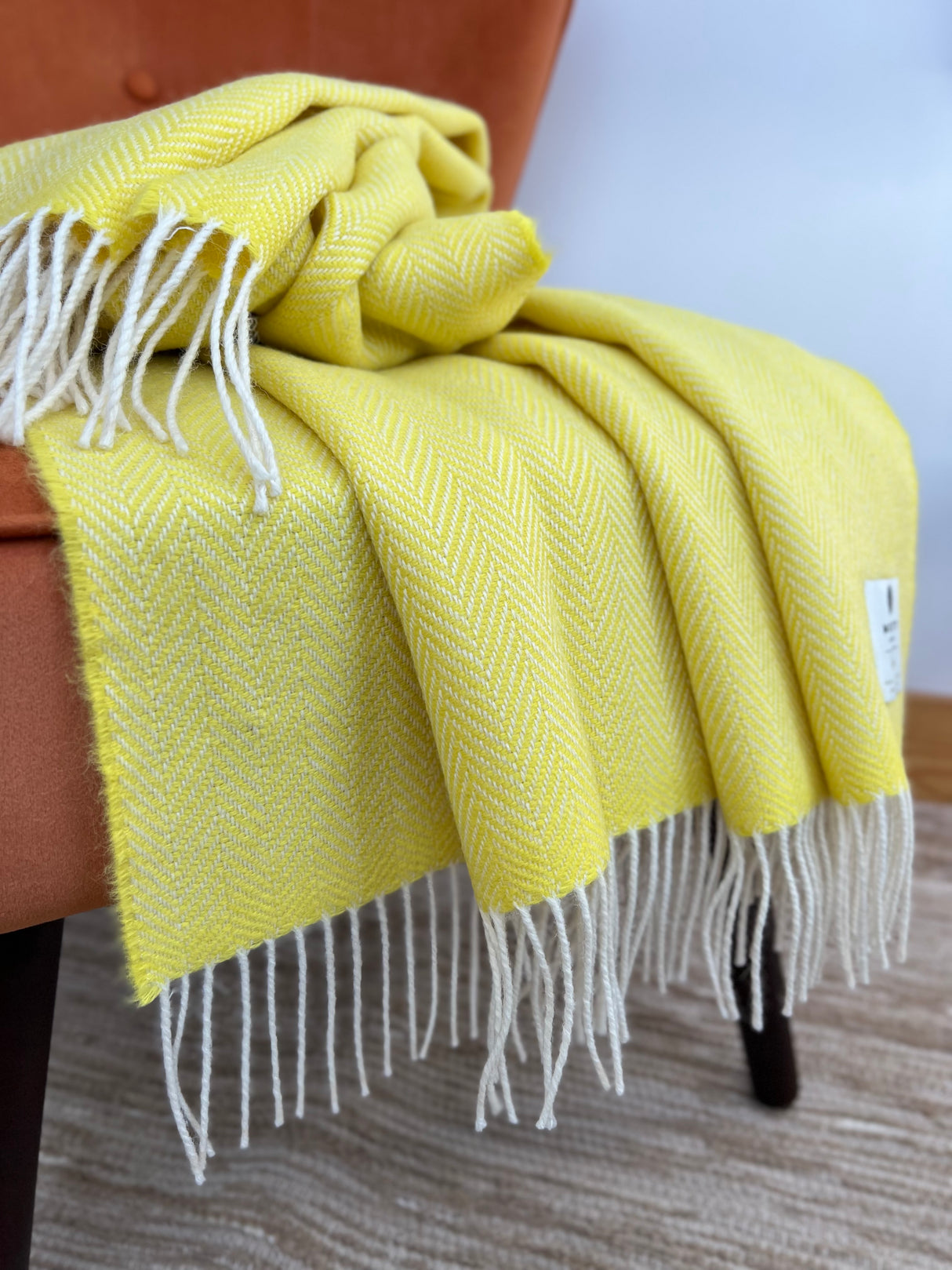 100% Pure New Wool Irish Herringbone Throws
