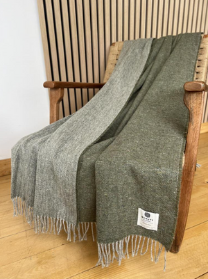 Reversible Merino Wool Irish Throws