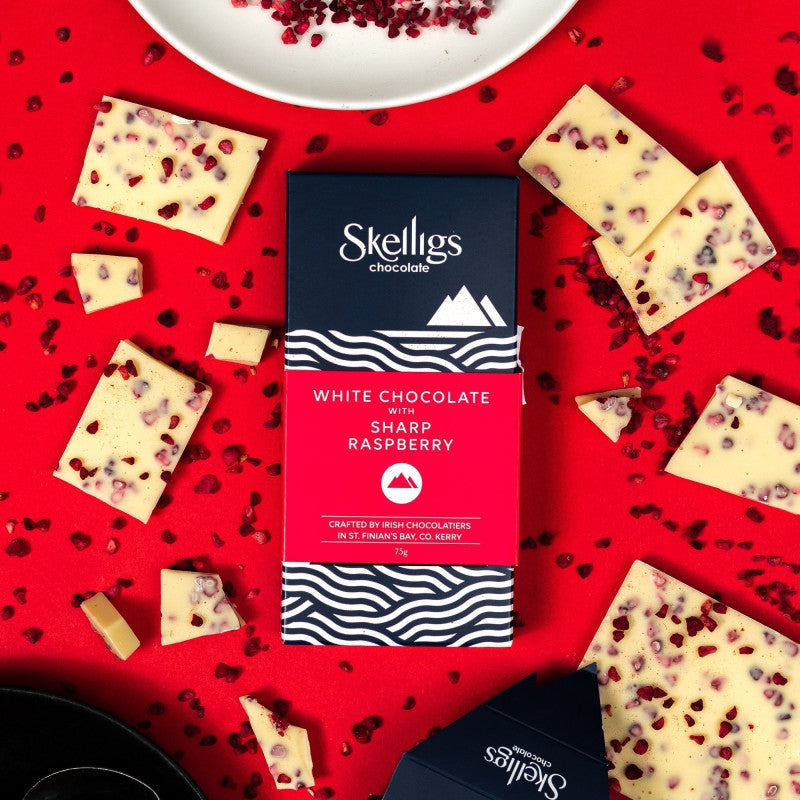 Chocolates Sharp Skelligs Chocolate | Sharp Raspberry and White Chocolate Bar ...