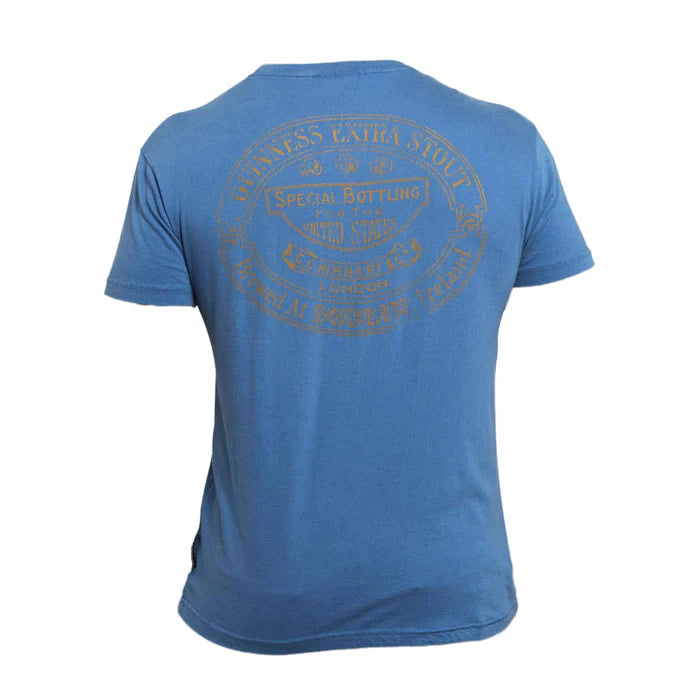 Guinness Premium Trademark Label Blue T-Shirt