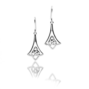 Sterling Silver Celtic Bell Earrings